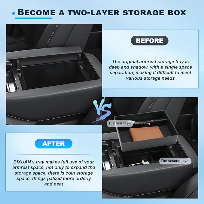 BIXUAN 2024-2026 TX Center Console Organizer for 2024 2025 2026 Lexus TX350/TX350h/TX450h+/TX500h Armrest Insert Tray+Dashboard Organizer Behind Screen Middle Console Storage Box 2026 TX Accessories