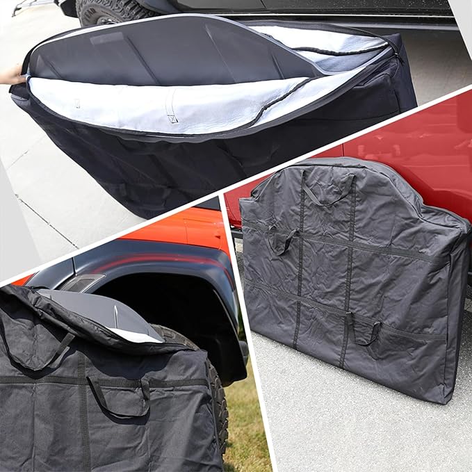 Hard Top Storage Bag for Ford Bronco 2026 2025 2024 2023 2022 2021 4 Door, Roof Middle Panel Over Second Row Seat for Bronco, Multi-Layer, Off-Road, Mid Panel