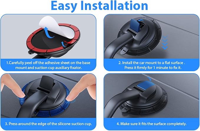DOLYOFG for Magsafe Car Mount,【Strong Magnets & Low Profile】 Magnetic Phone Holder for Car Dashboard Windshield Universal Hands Free Car Phone Holder for iPhone 15 14 13 12 Pro Max Plus Android