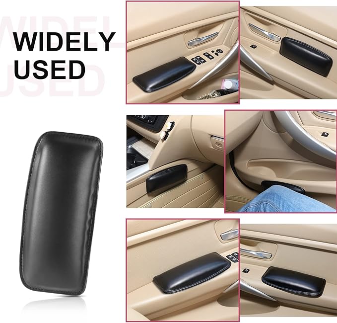 Tallew 6 Pack Car Center Console Knee Cushion Automotive Pad Soft Leather Armrest for Knee Leg Elbow Arm Pillow Interior Accessories for Car Truck