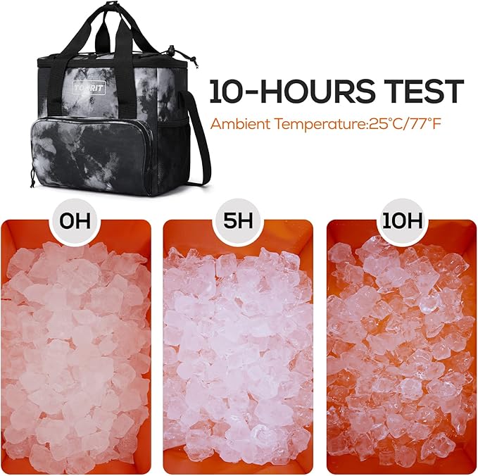TOURIT Small Soft Cooler Bag Insulated, 24/35/46-Can Lunch Cooler Bag, Ice Chest, 14.6/24/32L Leakproof & Portable Coolers for Picnic, Beach, Camping, Work, Travel, Trip