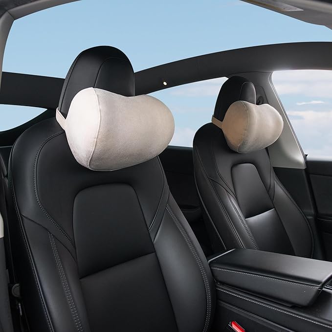 Car Neck Pillow for Driving - Ultra-Soft C-Shaped Neck Pillow for Car, Cloud-Like Comfort & Neck Support for Car Seat, Perfect for Long Drives & Road Trips