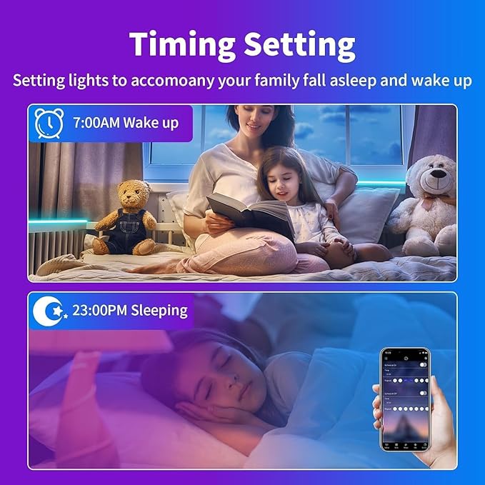 iNextStation RGB Neon LED Strip Lights, 16.4FT 12V Flexible Rope Lights Color Changing Multiple Modes Control with APP & Remote,IP65 Waterproof Neon Lights for Bedroom Decor