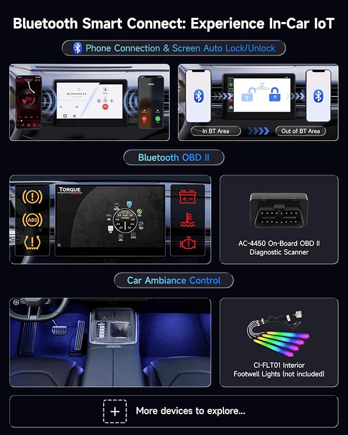 Magic Box - AI Box CarPlay Android Auto Wireless 2GB+16GB, Support YouTube, Netflix, Prime Video, Disney+, Spotify w/HDMI Output, Dual Wi-Fi & BT (5.4 & 4.2), USB Playback, AI-Powered, OTA