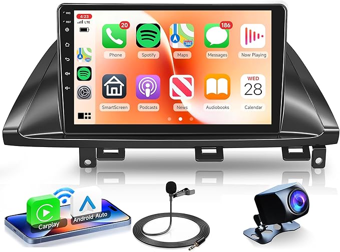 4Core 2G+64G Android Car Radio for Honda Odyssey 2005-2010, Rimoody Car Stereo Wireless Carplay Android auto 10.1 Inch Touch Screen GPS WiFi EQ Mirror Link Bluetooth FM Backup Camera