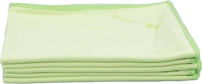 Maxshine 16” x 16” Universal Glass Cleaning Microfiber Towels, 5-Pack (300GSM) | Professional Streak-Free Towels | Lint-Free, High-Clarity Cloths for Car Windows, Mirrors & Glass Surfaces