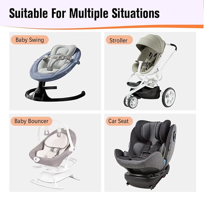 KAKIBLIN Baby Travel Pillow,Baby Neck Pillows for Car Seat,Upgraded Head Pillow,Newborn Head and Neck Support Pillow for Car Seat, Stroller, Pushchair,Travel (Gray Fox)