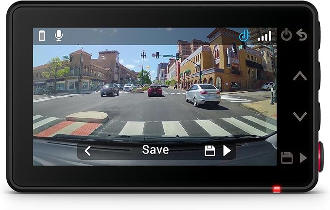 Garmin Dash Cam X210 Compact 1440p HD Camera | 140° FOV, Clarity Polarizer, Voice Control, GPS, 2.4" Display, Automatic Incident Detection Recording | Signature Series 64GB Micro SDXC Card