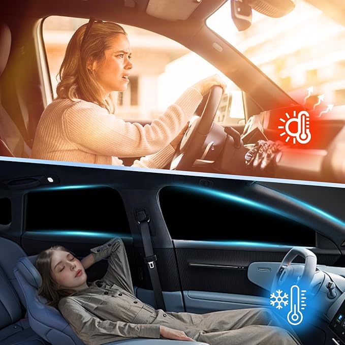 Car Window Shades Intended for Kia Sportage 2022-2025, Privacy Window Covers 8PCS for Side, Rear & Windshield, Car Shield Sunshade for Privacy Protection, Heat Blocking, Camping and Parking