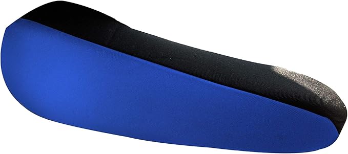 FH Group Flat Cloth Fabric Blue Armrest Cover Semi-Universal Fit, One Pair Blue