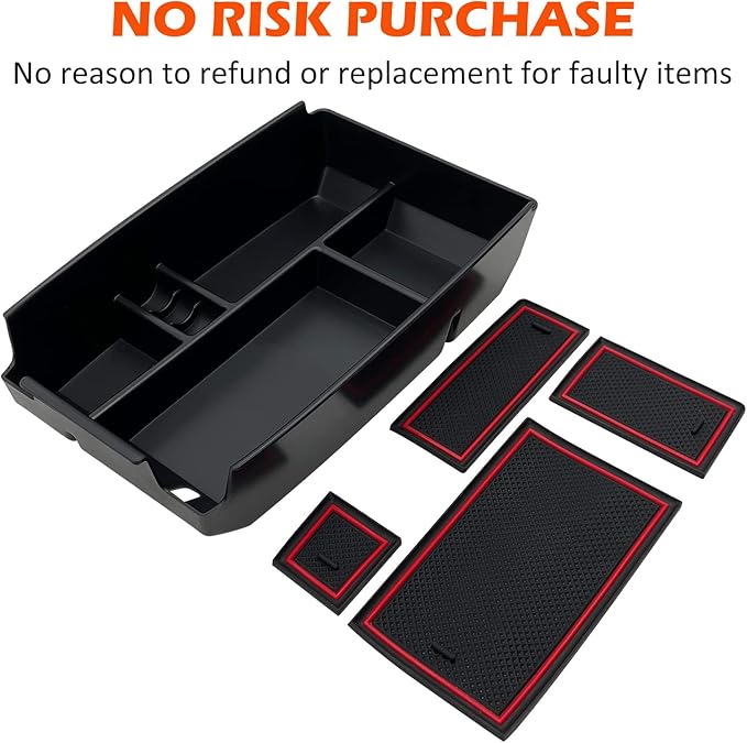 JOJOMARK Compatible with Ford Escape 2020 2021 2022 2023 2024 2025, Bronco Sport 2021-2023 2024 2025 Accessories Center Console Tray Organizer, Armrest Secondary Storage Box
