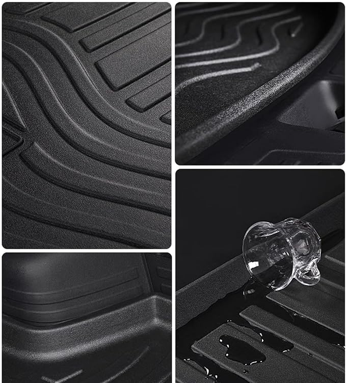 Cargo Liners Fits Hyundai Elantra 2017-2020 Rear Trunk Floor Mats 3D Boot Tray All-Weather TPE Black