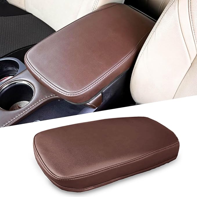 Center Console Cover for Toyota Avalon 2013-2018, Premium PU Leather Middle Console Cover Scratch-Resistant & Stylish Upgrade for Avalon Interior Accessories