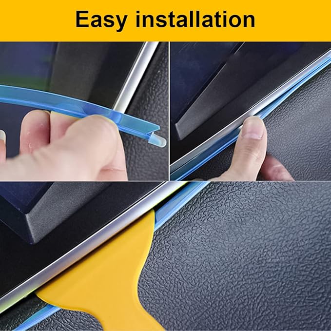 EL Wire LED Strip Lights, 10FT/3M USB Auto Neon Light Strip with Sewing Edge, Electroluminescent Car Ambient Lighting Kits with Fuse Protection, Car Decoration Accessories (Blue/10FT)