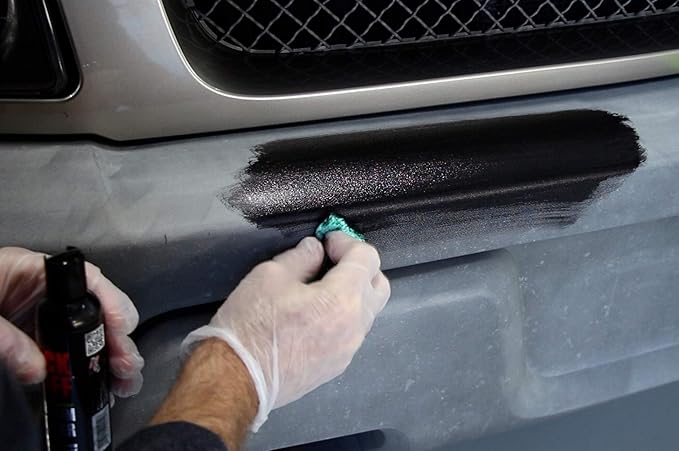 Black Plastic Restorer - Instantly Restore Your Faded or Damaged Black Plastic Trim - Won't Wash Off - Permanent - Lasts for Years - Easy - that Black Stuff