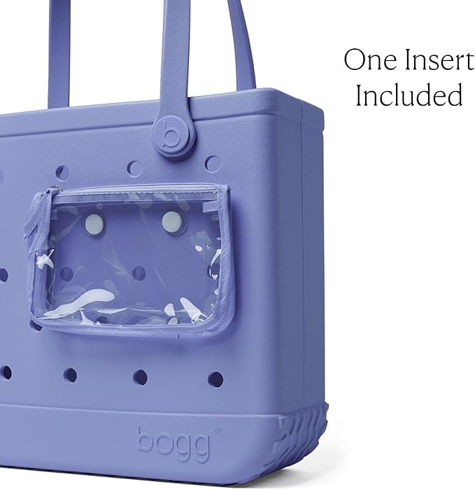 BOGG BAG Medium Tote – 15” x 12.5” x 5” – Durable, Washable, Tip-proof – Beach, Pool, Boat, Work, Sports (Pretty as a Periwinkle)