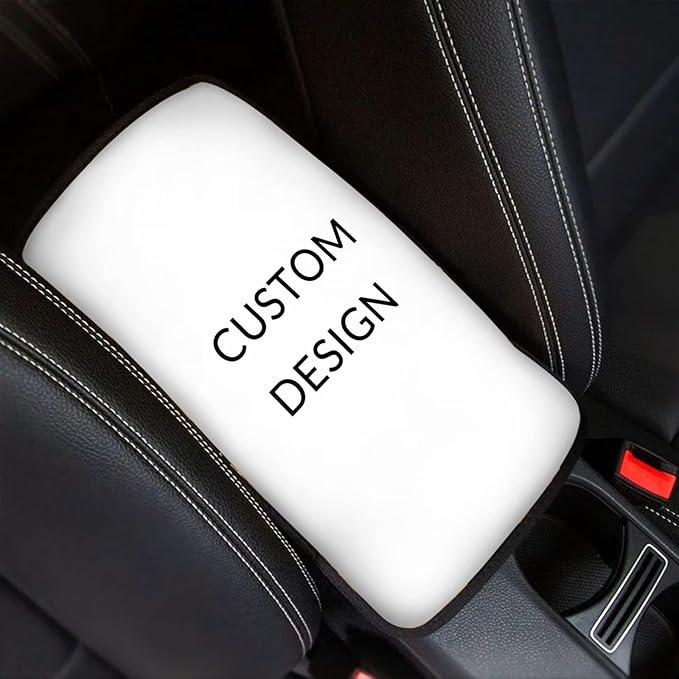 JoyLamoria Custom Automotive Armrest Pad Protector High Stretchy Car Armrest Cover Easy Install