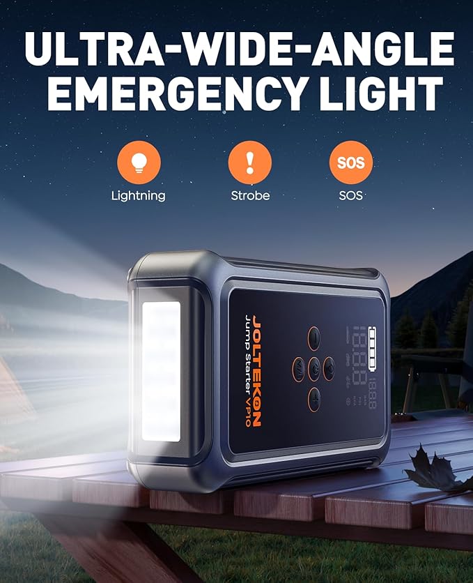 Jump Starter with Air Compressor, 5000A Portable Car Battery Jumper Starter(All Gas/10L Diesel) with 150PSI Auto-Shutoff Tire Inflator, 12V Lithium Jump Box for Car Battery Portable
