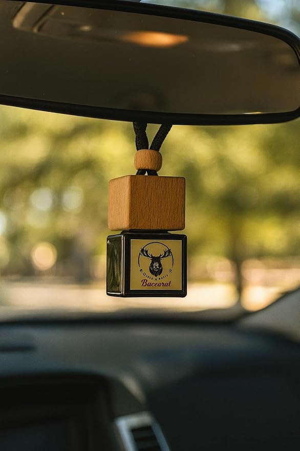 Baccarat Car Air Freshener | Rouge 540 Perfume Inspired Fragrances | Strong Car Freshener with Odour Eliminator Technology | Baccarat Air Freshener | Long Lasting Automotive Freshener by Moosehead