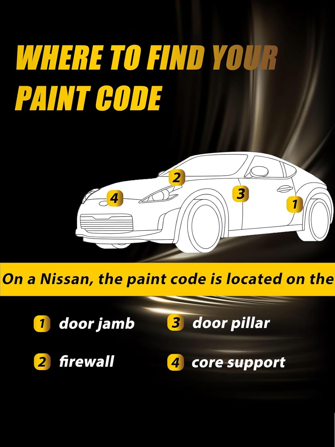Black Obsidian/Super Black(KH3) Touch Up Paint Compatible with Nissan, Exact Match Car Paint Pen Automotive Scratch Repair Remover Kit Quick & Easy Solution for Vehile Chips and Nicks