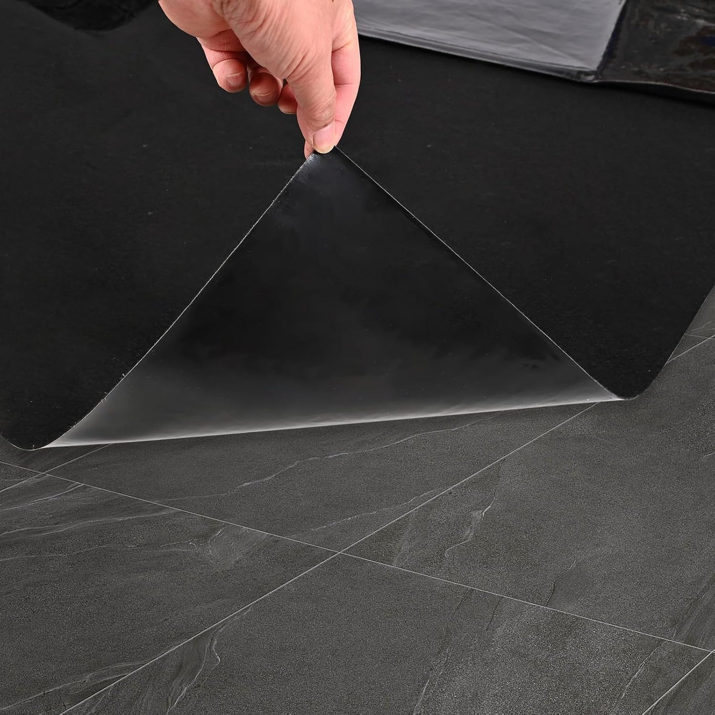 AAIN Oil Spill Mat (60" x 72"), Garage Floor Mat, Absorbent Oil Pad, Premium Maintenance Mat, Waterproof, Protect Garage Surface from Spill & Stain, Reusable, Washable, Durable, Black