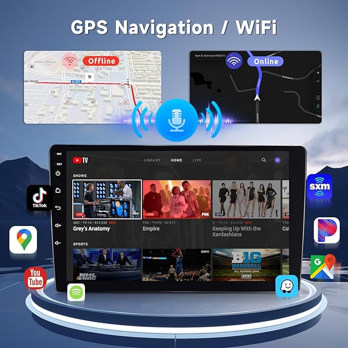 8Core 4G+64G Android 15 Car Radio for Chevrolet Chevy Camaro 2008-2015, Rimoody Car Stereo Wireless Carplay Android Auto GPS 5G-WiFi 9 Inch Touchscreen Bluetooth 5.0 DSP-36 59-UI Themes Backup Camera