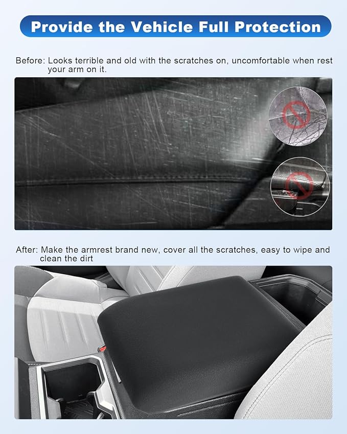 CDEFG for 2025 2026 Toyota Tacoma Center Console Cover with Hidden Storage for 2024-2026 Toyota Tacoma Accessories Armrest Cover Middle Console Pad with Magnets Secret Box
