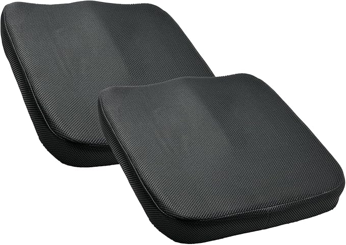 Seat Cushion - Memory Foam Sitting Pillow - Car Seat & Office Chair Cushion - Slip-Resistant with Soft Surface (2 Packs, Donut Pillow)