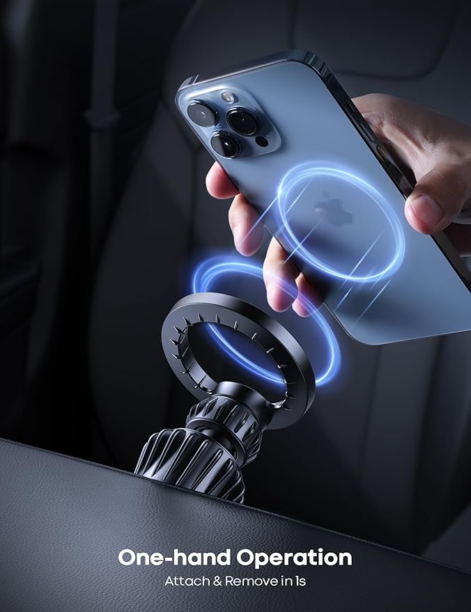 Lamicall for MagSafe Car Mount - [20 Super Magnets] Magnetic Phone Holders for Your Car, Air Vent Phone Holder Car, HandsFree Cell Phone Holder Accessories for Women fit iPhone 17 Pro Max Mothers Day