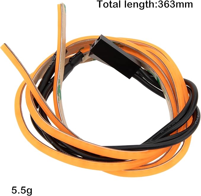 MEUS RACING RC LED Strip Colored Light Strip for TRX4M SCX24 1/24 1/18 RC Crawlers Upgrade (Pink)