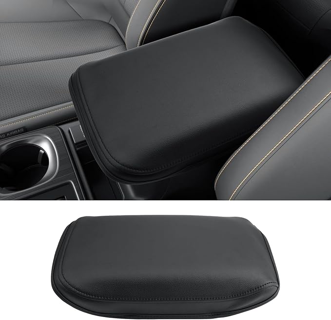 CDEFG for 2026 Subaru Outback Center Console Cover for 2026 Subaru Outback (Premium/Limited/Limited XT/Touring/Touring XT/Wilderness) Accessories Armrest Cover Arm Rest Pad Leather