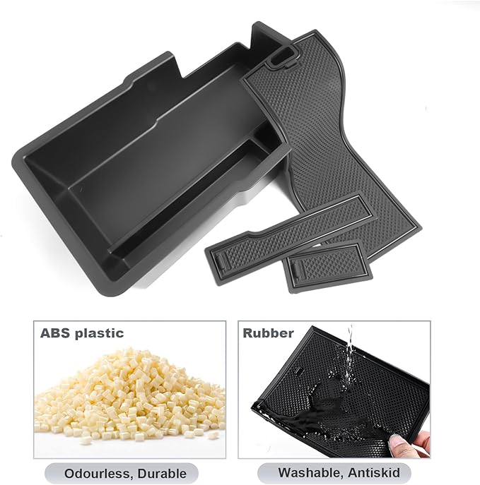 SKTU 2025 2026 Chevy Equinox Center Console Organizer for 2025 2026 Chevrolet Equinox (LT/ACTIV/RS) Console Tray 2025 2026 Chevy Equinox Accessories Armrest Secondary Storage Box with Coins Holder