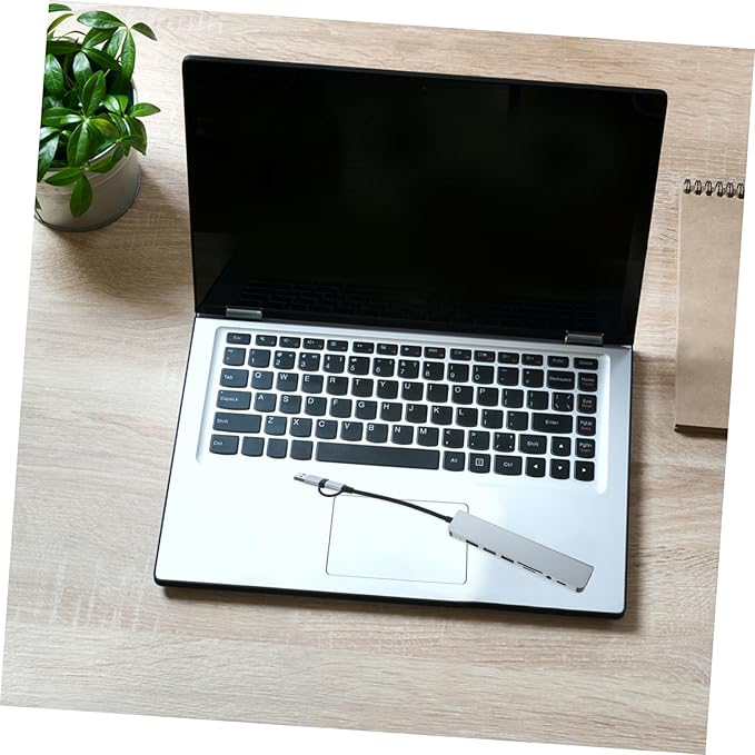SHOWERORO Type Multi Port USB Hub Splitter Expander for Laptop and Devices High Speed Data Transfer Compact Design for Easy Portability