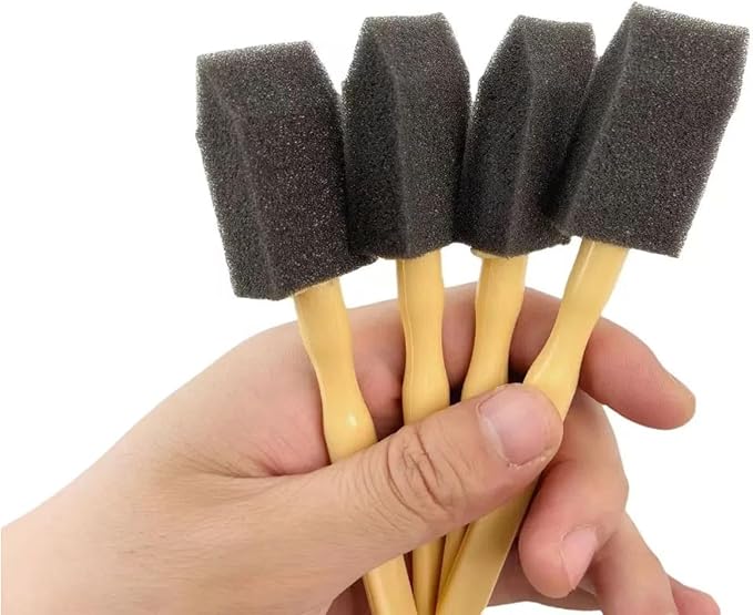 20 PcsCar Air Vent Cleaning Brush, Disposable Car Air Vent Cleaning Sponge Head, Mini Duster for Automotive AC Vents, Dashboard, Keyboard & Blinds