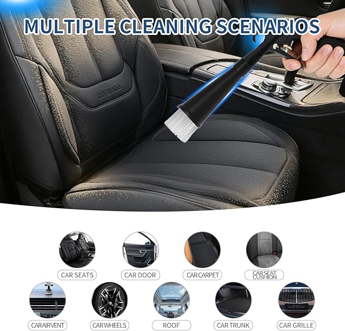 Car Cleaning Gun Detailing Interior Dryer Air Blow Gun|Car Detailing Kit Interior Cleaner|High Pressure Blower Gun|Car Cleaning Kit for Swiftly Removing Dirt an Dust with Air Flow