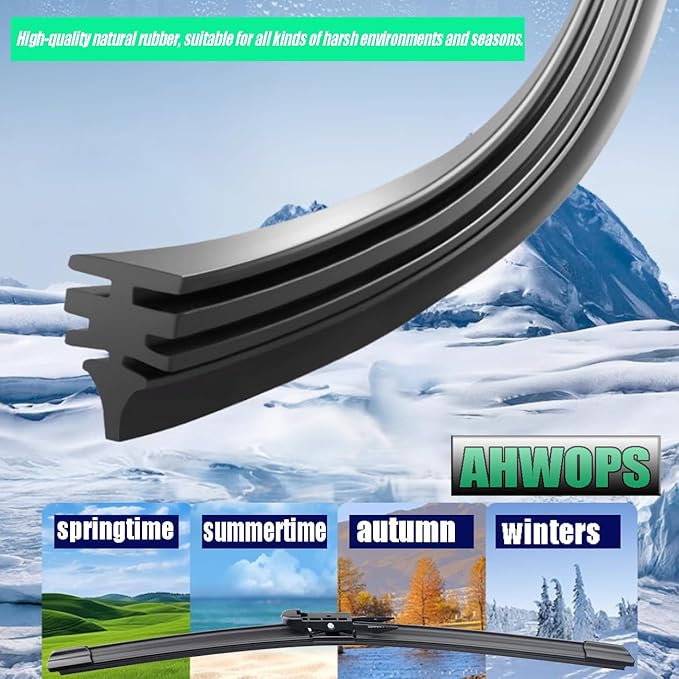 OEM All Season Wiper Blades for Ford Escape 2019-2013,Ford Edge 2023-2015 Wiper Blade, Genuine Replacement (28 inch + 28 inch Wiper Blades) For My Car