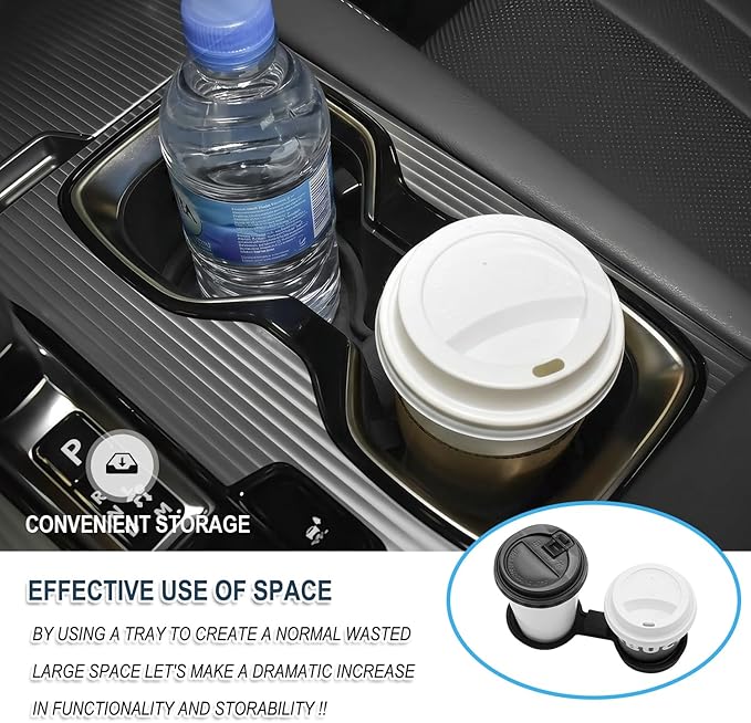 2023-2025 2026 RX350 Cup Holder Liner for Lexus RX350 Accessories Non-Slip Silicone Cupholder Coaster Liner Mat Compatible with 2023 2024 2025 2026 Lexus RX350/RX350h/RX500h