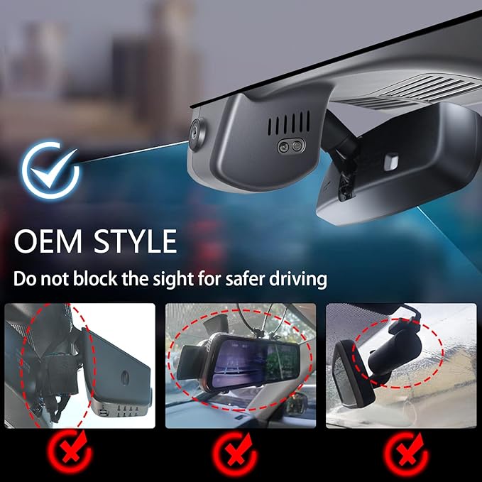 Mangoal Front 4K & Rear 1080p Dash Cam Custom fit for Mazda CX-50 2025 2026(Model B), UHD 2160P Video, Free App & WiFi, 128GB Card