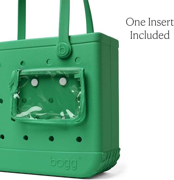 BOGG BAG Medium Tote – 15” x 12.5” x 5” – Durable, Washable, Tip-proof – Beach, Pool, Boat, Work, Sports (Green With Envy)