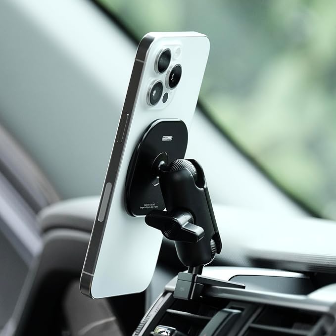 Offroam Non-Charging Phone Mount Made for MagSafe and Made for Toyota 4Runner 2010-2024, Aluminum, Dashboard Mounting, 360-Degree Adjustable, High Strength Magnets