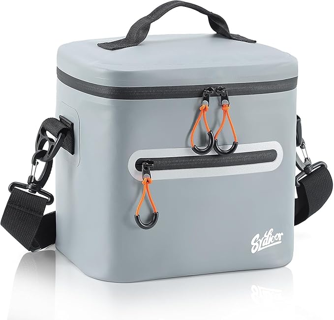 Soft-Sided Cooler Bag, 7/16/30 Can Insulated Lunch Box, Waterproof, Leak-Proof, Portable Lunch Bag for Work, Beach, Drink, Travel, Camping, Picnic