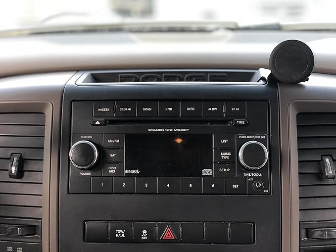 Course Motorsports DirectFit Magnetic Phone Mount and Car Phone Holder for Dodge Ram 1500 (2009-2012) 2500/3500/4500/5500 (2010-2012) - Magnetic Head (Right Side)