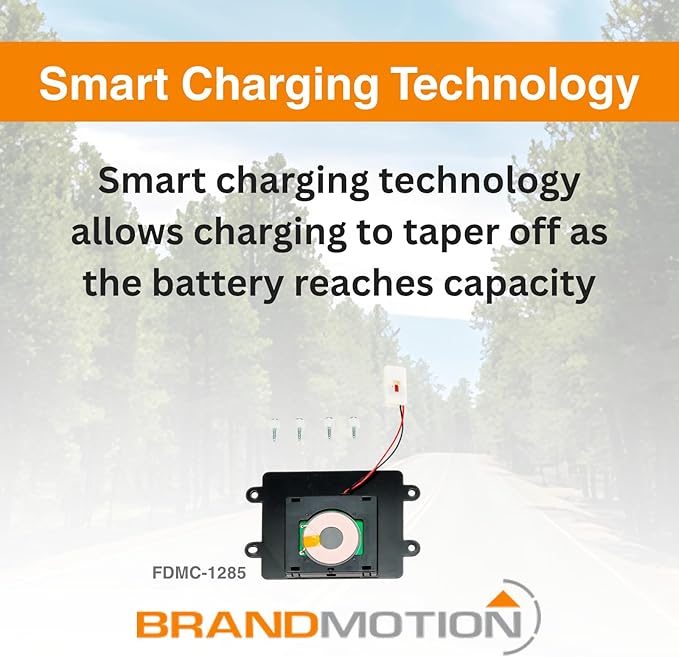 Brandmotion FDMC-1285 QI Certified GM Wireless Charger Retrofit Repair Kit fits 2015-2018 Colorado Cruze Canyon Cadillac | Plugs into Your Factory Power Connector | 10w Fast Charging