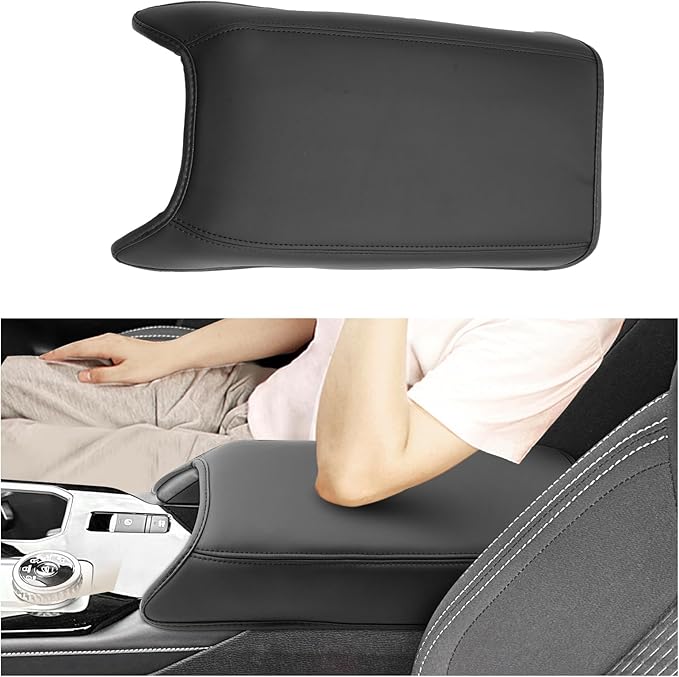 SXCY for 2025 2026 Mitsubishi Outlander Armrest Cover [Outlander Gas Only] for 2025 2026 Mitsubishi Outlander Accessories 2025 2026 Outlander Center Console Cover Middle Console Cover (Thin Cover)