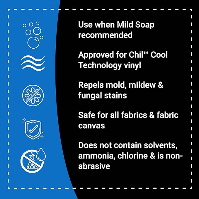 Bling Sauce Mild Soap Sauce Premium Upholstery and Vinly Cleaner with UV Inhibitors, for Boats, Cars, RVs, 32 oz