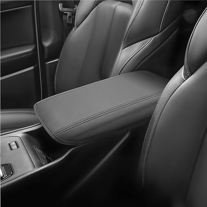 SKTU for 2026 Jeep Cherokee Armrest Cover for 2026+ Cherokee (Base/Laredo/Limited/Overland) Center Console Cover Jeep Cherokee 2026 Accessories Console Cushion Pad 2026 Cherokee Seat Box Pad Soft