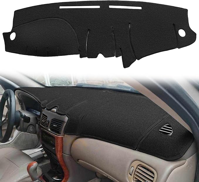 Dash Cover Mat Custom Fit for Nissan Sentra Dashboard Pad Cap Carpet Protector K268 (Black)