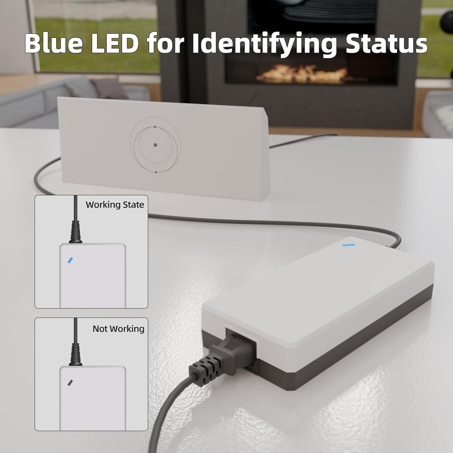 Starlink Gen 3 Power Supply, 195W AC to DC Charger for Gen3 Starlink Standard, 5.7V 3.42A Power Certified Multi Protection V3 Power Adapter Cord
