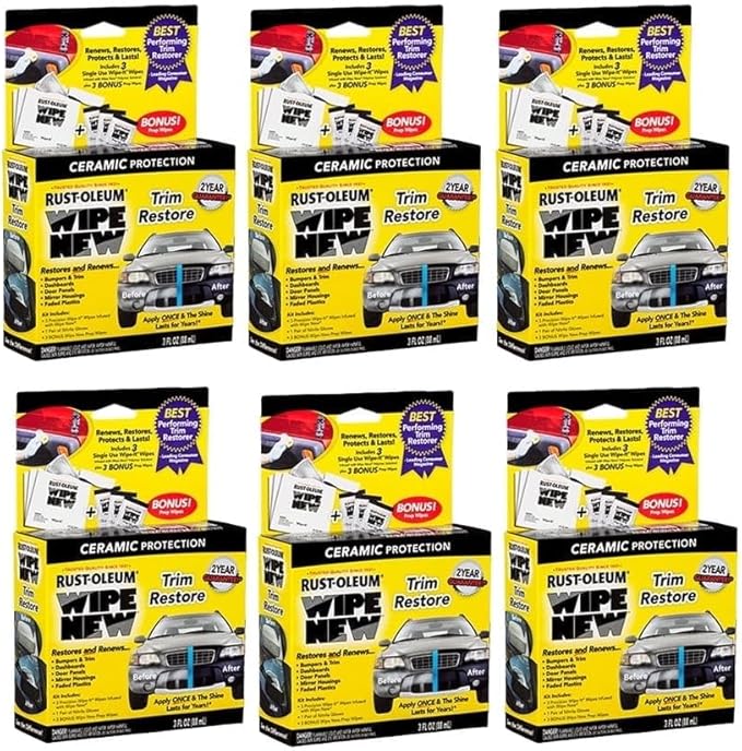 Wipe New Trim Restorer - 6 Pack