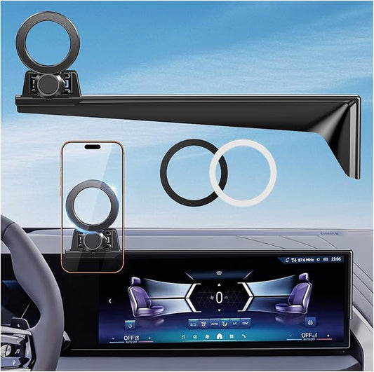 Car Phone Holder for BMW X3 2026 2025 (Only for 14.9-Inch Screen) 360° Rotation Magnetic Cell Phone Mount, Compatible with Magsafe, Does Not Affect Air Vent